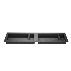 Shower Niche, 16 x 32 inch + 16 x 32 inch Recessed Wall Niche with Movable Shelf, 4 inch Thick Modern Soap&Shampoo Storage Organizer,Square Corne