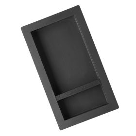 Shower Niche, 16 x 28 x 4 inch Recessed Wall Niche with Movable Divider Shelf, Modern Soap & Shampoo Storage Organizer, Square Corners